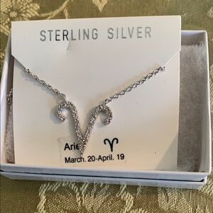 Sterling Silver Aries Necklace
